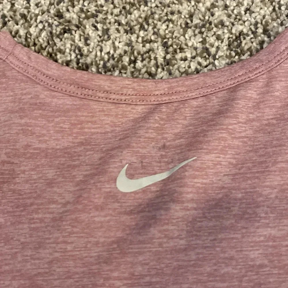 Nike DriFit Tank in Dusty Pink